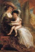 Helene Fourment and her Eldest Son Frans, Peter Paul Rubens